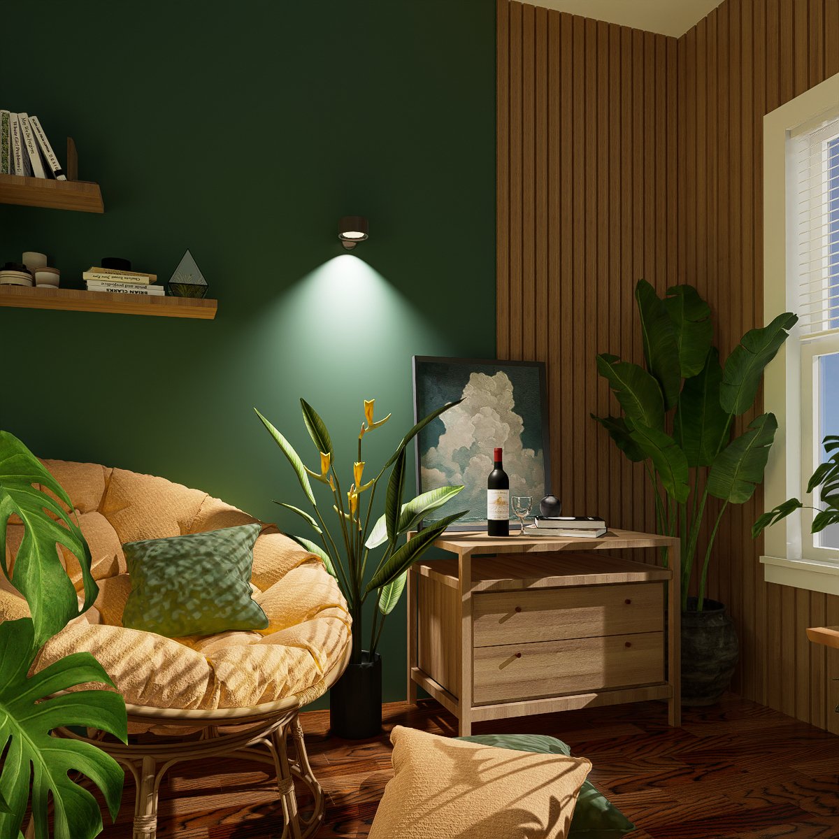 Cordless Rechargeable Wall Lamp
