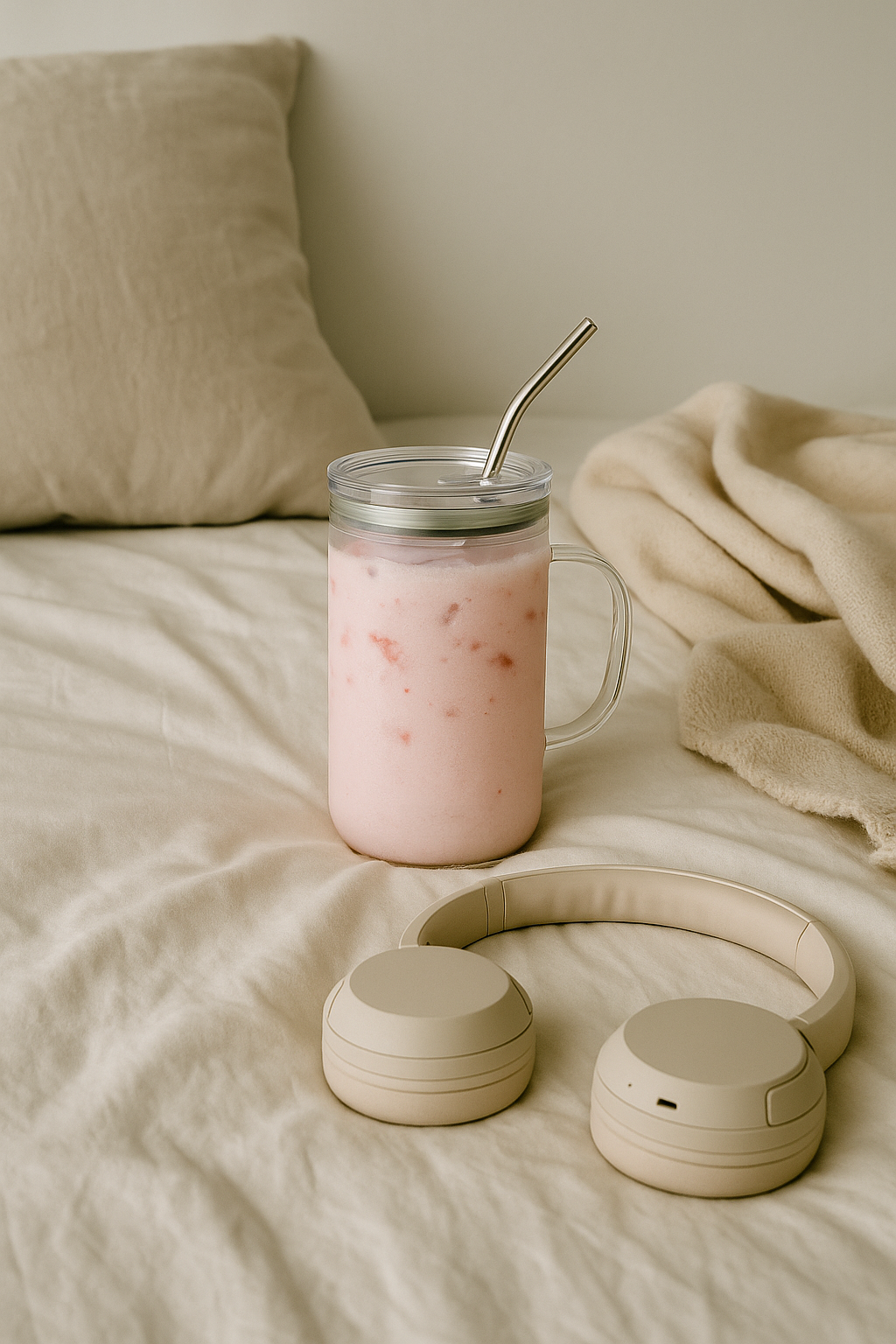 1L Slow Sip Cup with Straw & Lid
